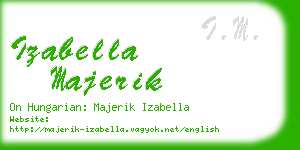 izabella majerik business card